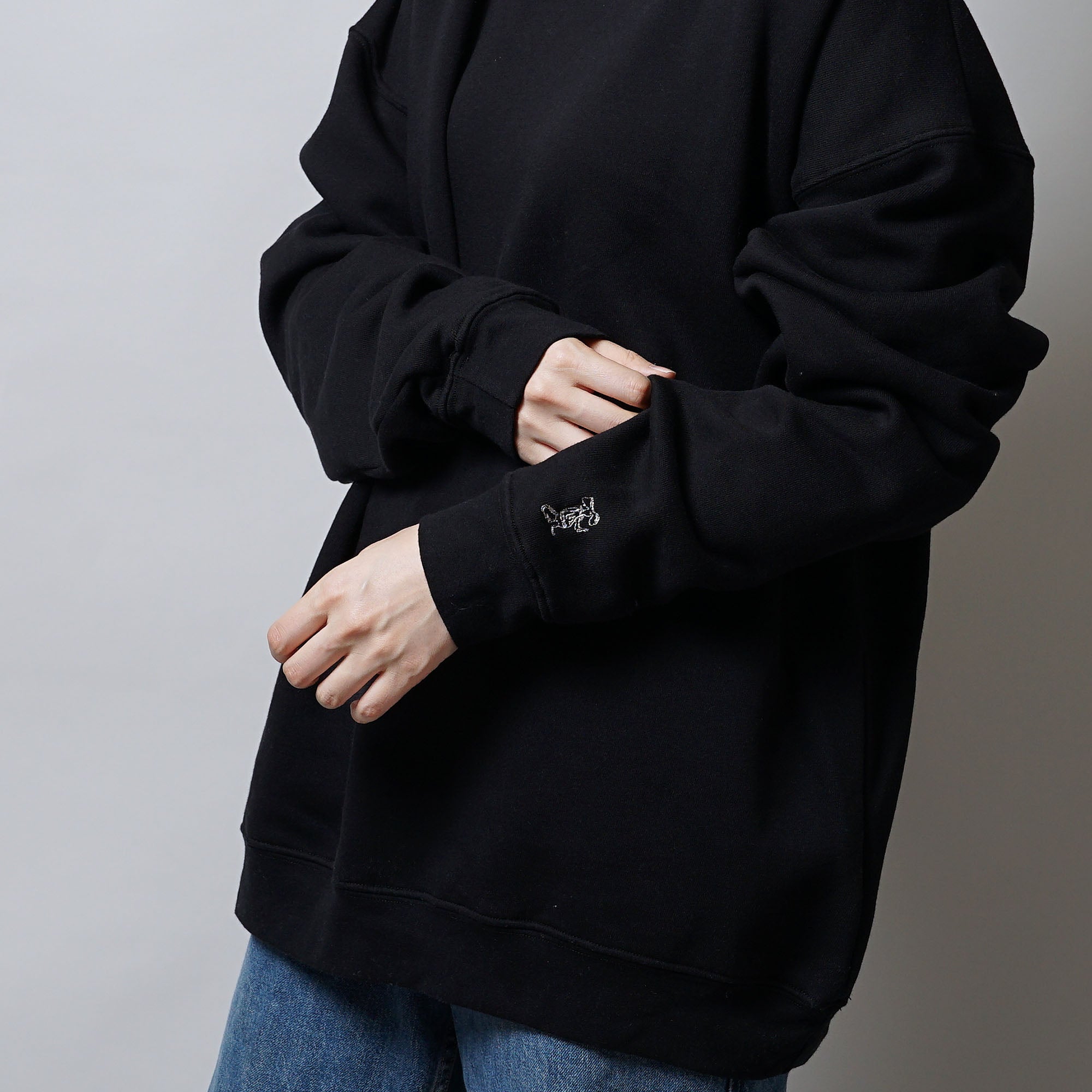 RAT LOGO OVER-SIZE CREW SWEAT