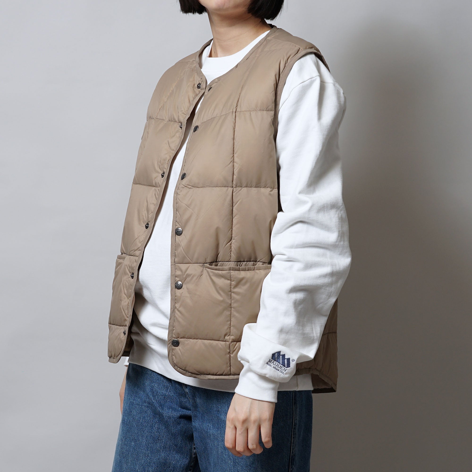 TAION X MADDEN  INNER DOWN VEST